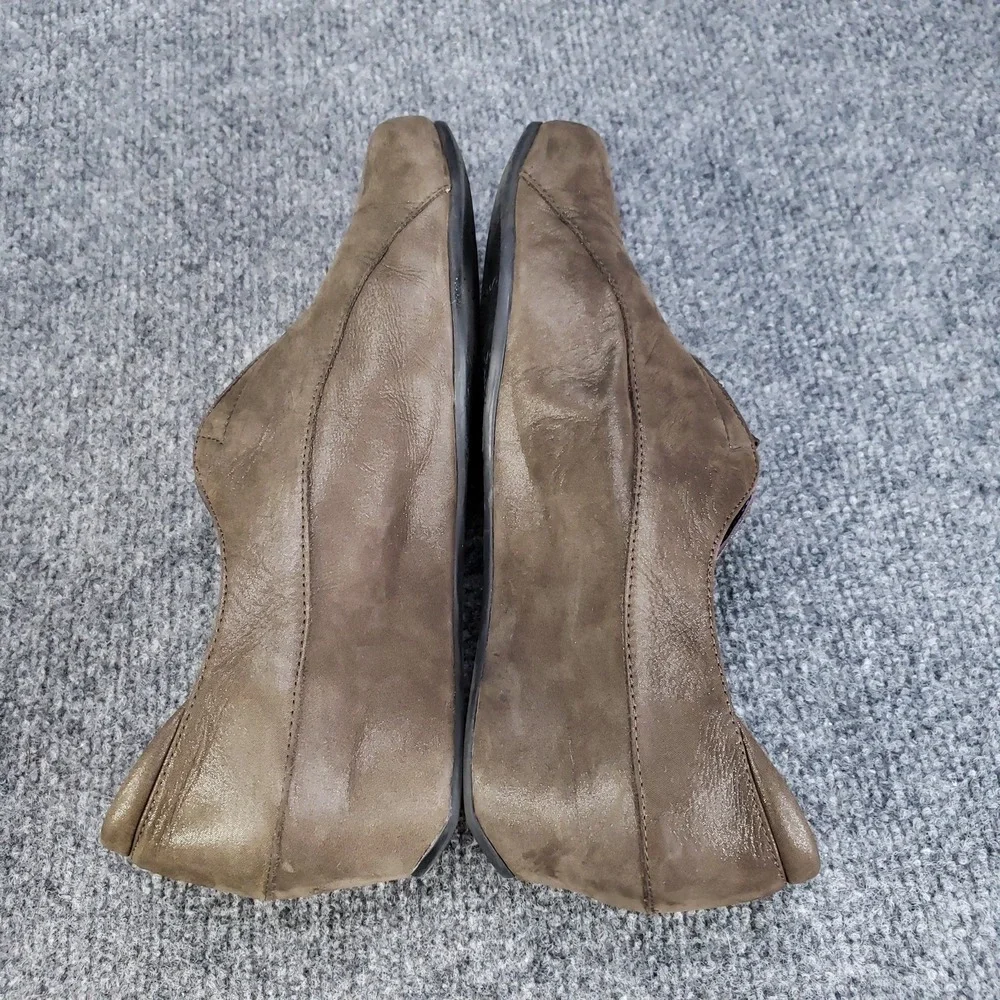 Vaneli Marka Tartufo Planet‎ Shoes Womens Size 8M Brown Wedge Slip On Comfort